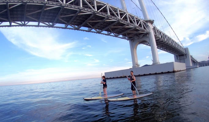 Stand Up Paddleboarding (SUP) at Gwangalli Beach, Busan: Paddleboard Rental & Basic Training