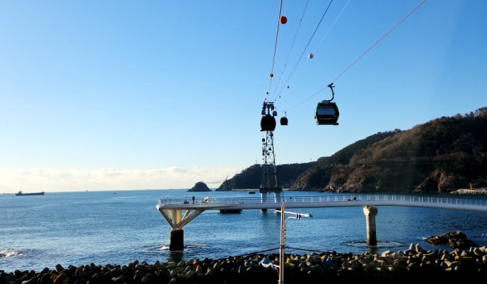 釜山高級一日遊與海雲台天空膠囊和海岸列車