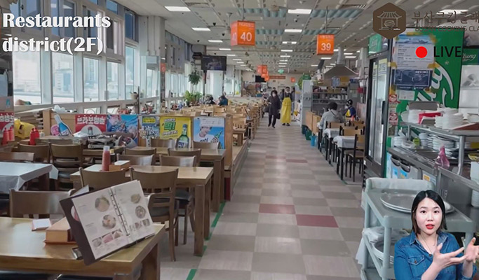Korean Seafood & Busan's Biggest Seafood Market Virtual Tour (Live Commentary)
