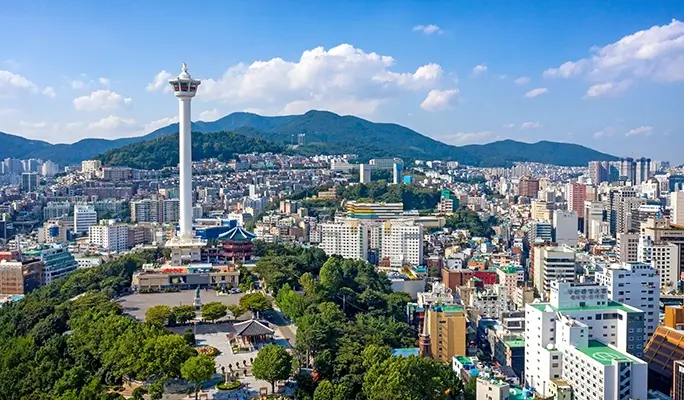 Busan Haeundae Sky Capsule & East/ West Night View 1 Day Tour