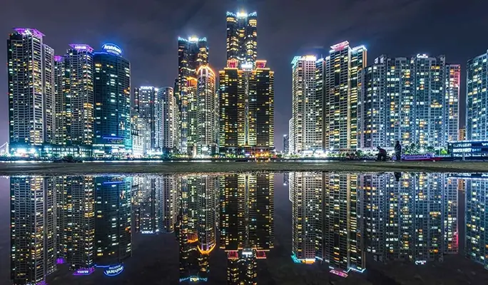 Busan Haeundae Sky Capsule & East/ West Night View 1 Day Tour