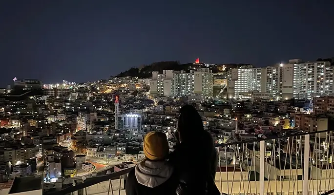 Busan Haeundae Sky Capsule & East/ West Night View 1 Day Tour