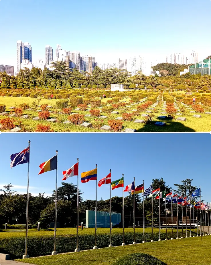 The United Nations Memorial Cemetery in Korea
