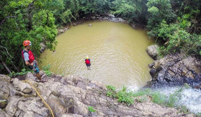 Canyoning (Waterfall Rappelling) Experience in Da Lat City