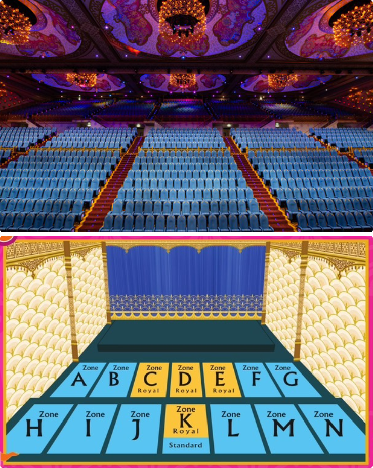 Carnival Magic Phuket seating plan