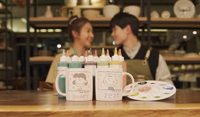 Ceramic Mug Painting & Pottery Wheel Experience in Daegu