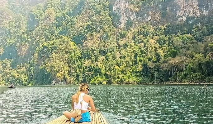 Khao Sok Cheow Lan Lake + Coral Cave 1 Day Tour  (+ Longtail boat/ Kayak/ Bamboo Rafting) (+ Lunch) (+ Hotel Transfer) - From Khao Sok/ Khao Lak