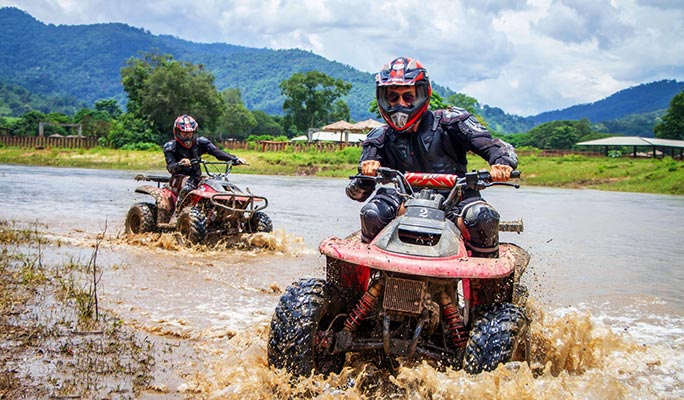 Chiang Mai Whitewater Rafting + Waterfall Trekking + Atv Riding - Trazy 