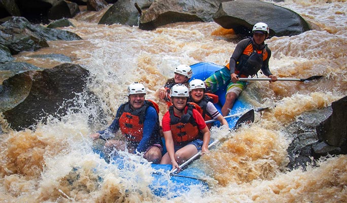 Chiang Mai Adventures: Whitewater Rafting + Waterfall Trekking + ATV Riding options (+ Hotel Transfer)
