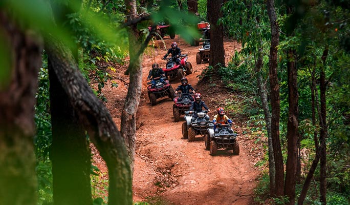 Chiang Mai Adventures: Whitewater Rafting + Waterfall Trekking + ATV Riding options (+ Hotel Transfer)