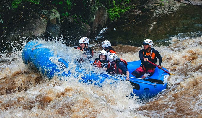 Chiang Mai Adventures: Whitewater Rafting + Waterfall Trekking + ATV Riding options (+ Hotel Transfer)
