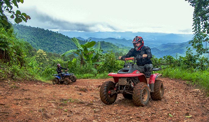 Chiang Mai Adventures: Whitewater Rafting + Waterfall Trekking + ATV Riding options (+ Hotel Transfer)