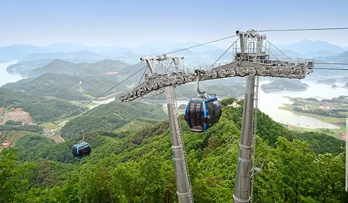 Chungju 1 Day Tour: Lake Cruise + Cheongpung Cable Car + Hwalok Cave - from Seoul