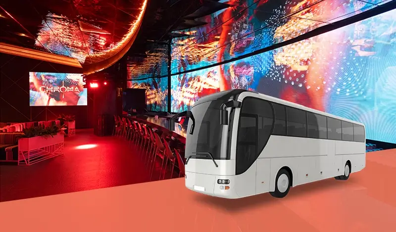 Club Chroma Round-trip Shuttle Bus Package from Seoul (Paradise City Hotel Incheon)