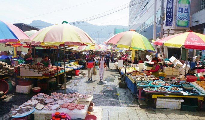 Korean Cooking Class + Market Tour in Busan