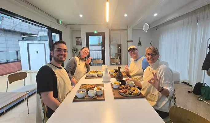 Korean Cooking Class + Local Market Tour with a Michelin 1-star Chef in Mangwon