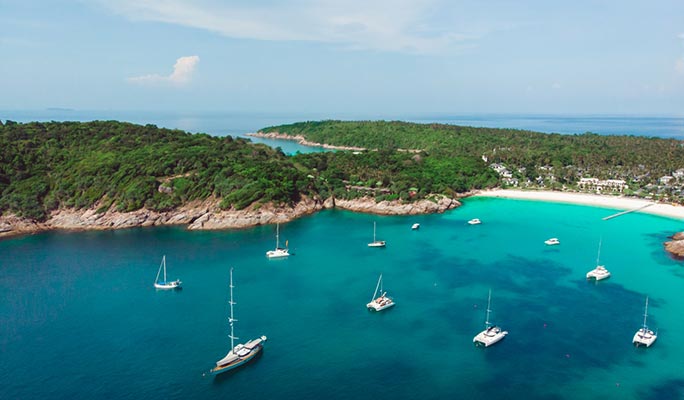 Phuket Coral Island + Catamaran Yacht Sunset Cruise Dinner (+ Hotel Transfer)