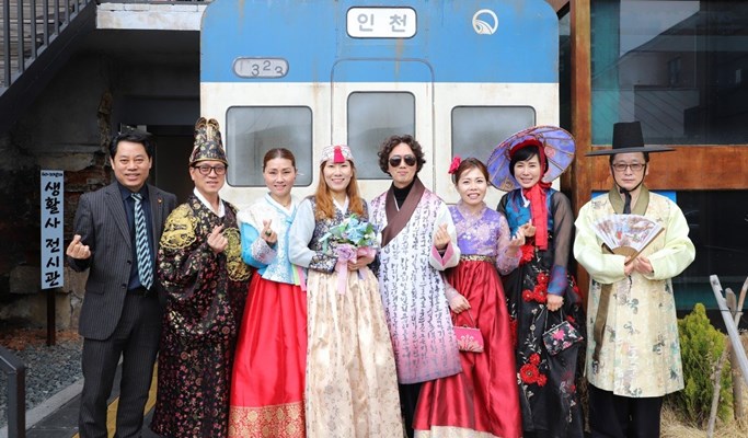仁川開港場で韓国伝統韓服＆19世紀衣装レンタル