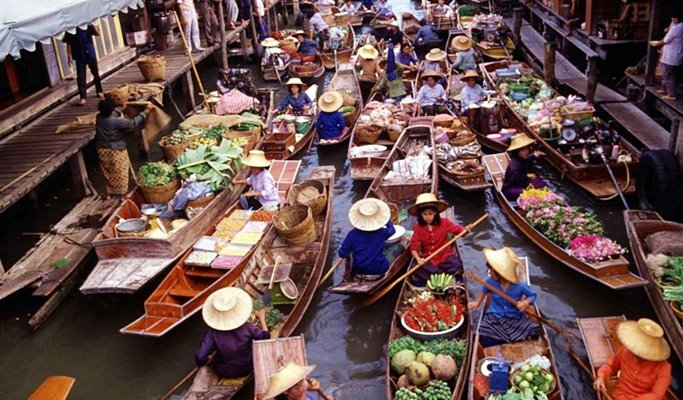 Damnoen Saduak/Maeklong Railway/Amphawa 1 Day Private Taxi Tour - from Bangkok