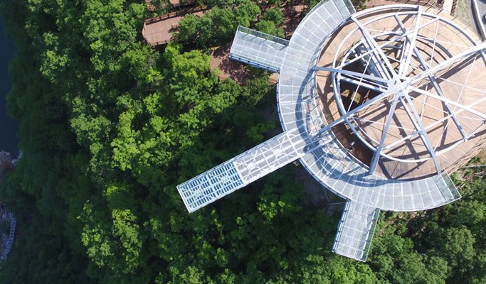 Spring Special: Danyang Sogeumjeong Park + Dodamsambong Peaks + Mancheonha Skywalk Cherry Blossom 1 Day Tour (+ Alpine Coaster/Zip Line options) - from Seoul (Apr 1~30)