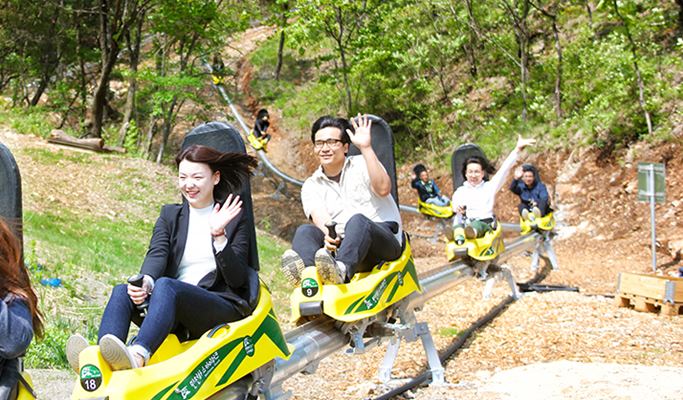 Spring Special: Danyang Sogeumjeong Park + Dodamsambong Peaks + Mancheonha Skywalk Cherry Blossom 1 Day Tour (+ Alpine Coaster/Zip Line options) - from Seoul (Apr 1~30)