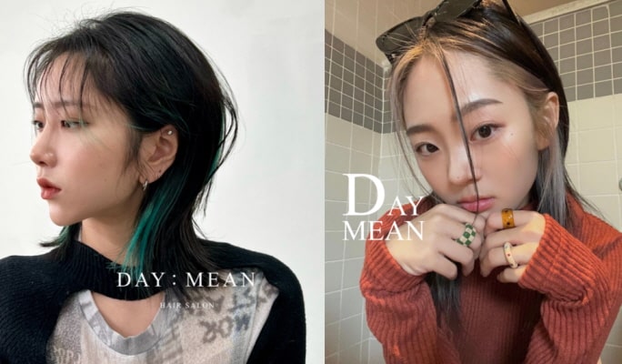 ソウルの弘大・合井のヘアサロン(DAY:MEAN)：イヤリングカラー/ナチュラルパーマ