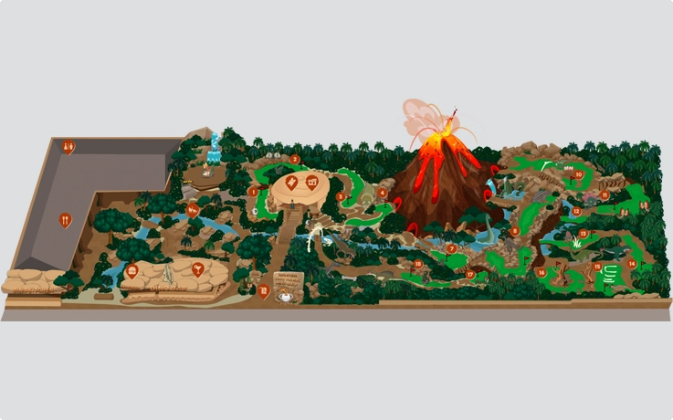 Map of Phuket Dino Park