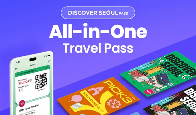 Discover Seoul Pass (72/120 - Hour Pass/ Pick 3 Pass)