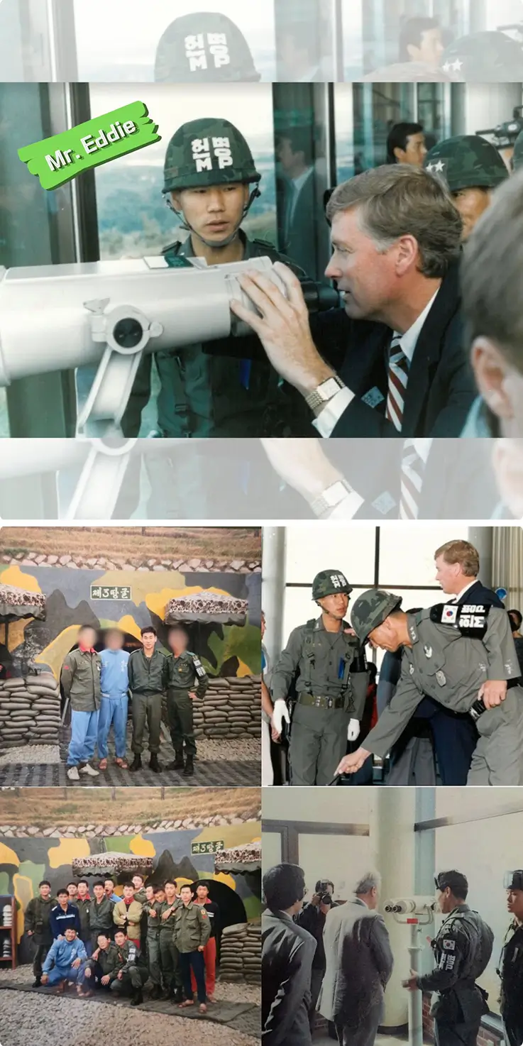 Former Platoon Leader Agent Eddie serving in the South Korean Army.