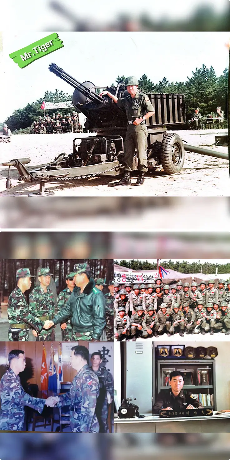 Former Artillery Battalion Commander Agent Tiger serving in the South Korean Army.