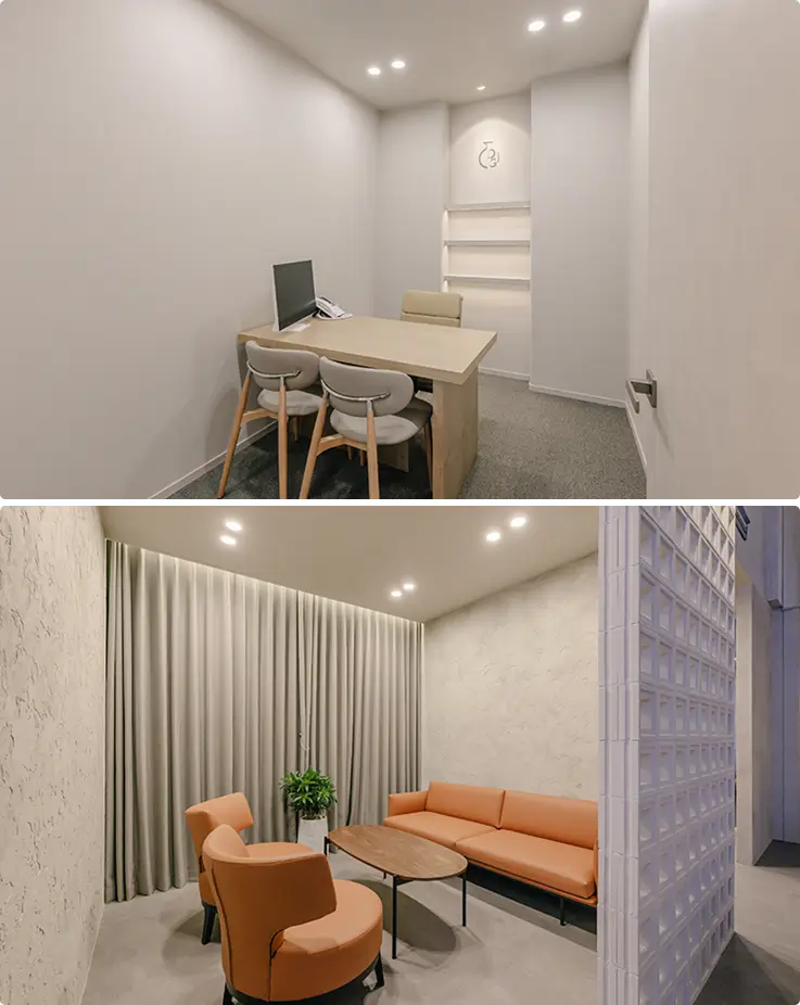 Consulting room at Dojagi Clinic in Gangnam, Seoul.
