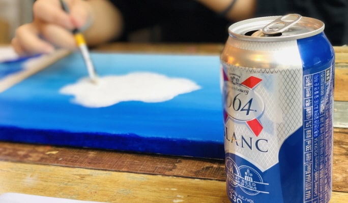 Acrylic Painting Class in Jamsil, Seoul