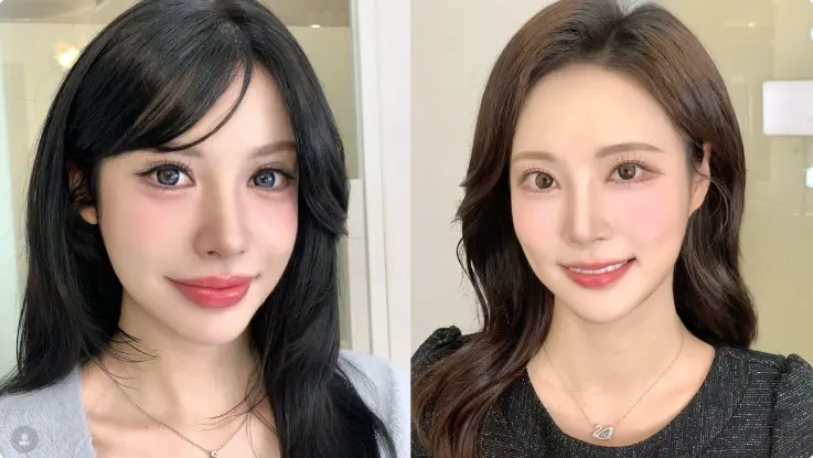 Natural and sophisticated makeup looks inspired by K-beauty trends.