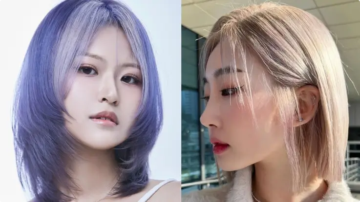 Unique hair colors styled by ECOJARDIN COEX Samsung Branch.