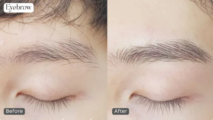 Semi-permanent eyebrow service at ECOJARDIN COEX Samsung Branch.