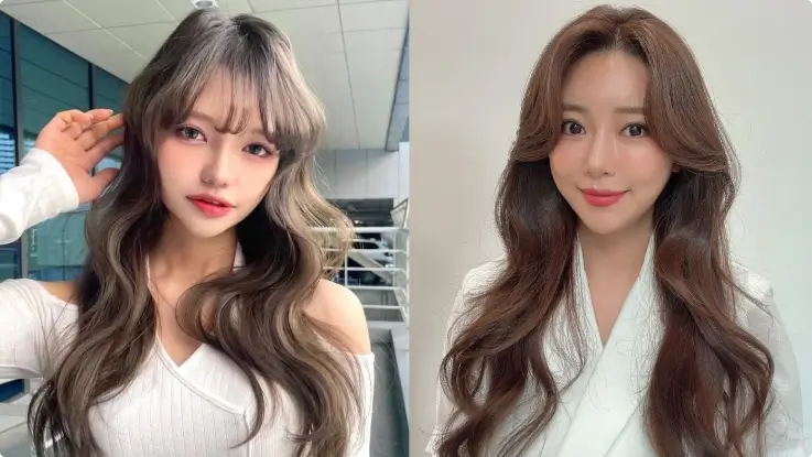 Digital perm and blowdry by ECOJARDIN COEX Samsung Branch hair salon in Seoul.