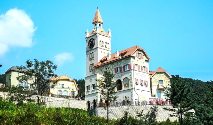 Seoul Vicinity: Nami Island+Gangchon Rail Bike+Edelweiss Swiss Theme Park One Day Tour