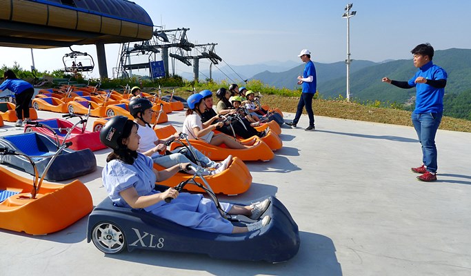 Eden Valley Luge + Ananti Cove + Jukseong Dream Church + Haedong Yonggungsa Temple 1 Day Tour - from Busan