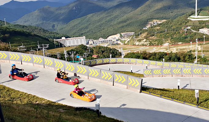 Eden Valley Luge + Ananti Cove + Jukseong Dream Church + Haedong Yonggungsa Temple 1 Day Tour - from Busan