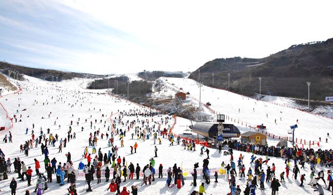 1 Day Ski/Snowboard/Snow Sled Tour: Eden Valley Resort from Daegu