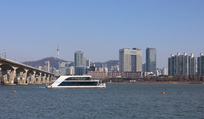 Hangang River E-land Ferry Cruise (Day & Night) - from Yeouido/ Jamsil