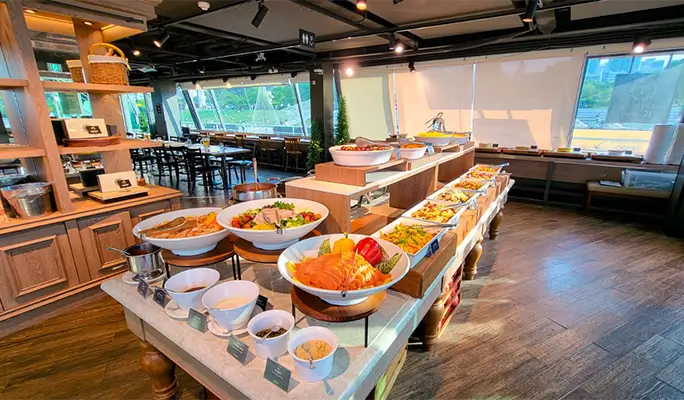 Yeouido E-land Ferry Cruise Hangang River Picnic/ Frangerie Dinner Package