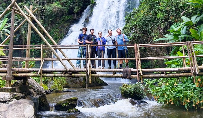 Chiang Mai Elephant Sanctuary + Doi Inthanon Hiking 1 Day Tour (+ Lunch) (+ Hotel Transfer)