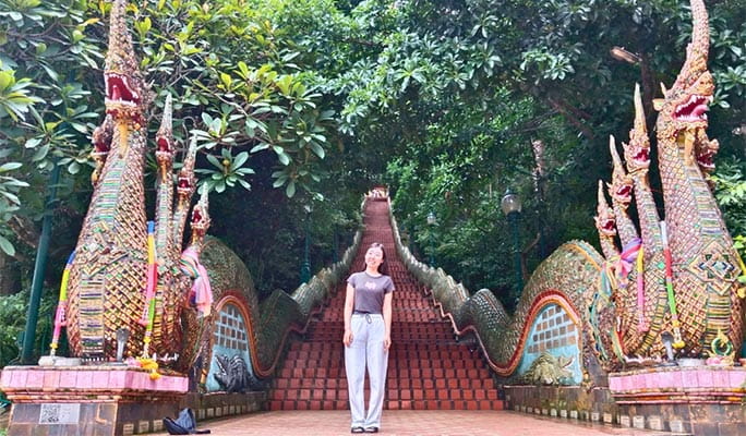 Chiang Mai Elephant Sanctuary + Doi Suthep Sunrise 1 Day Tour (+ Breakfast & Lunch) (+ Hotel Transfer)