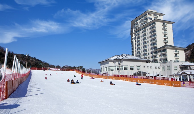 Elysian Gangchon Ski Resort + Seoraksan National Park + Garden of Morning Calm Light Festival 1 Day Tour
