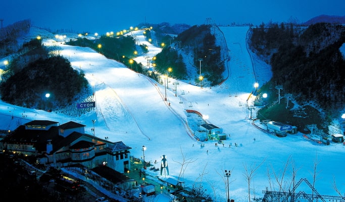 Elysian Gangchon Ski Resort: All-Inclusive Private 1 Day Tour (+ Nami Island/Garden of Morning Calm options) - from Seoul