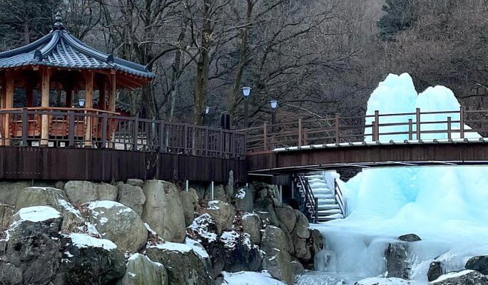 Nami Island + Eobi Ice Valley Tour (+ Garden of Morning Calm/ Rail Bike/ Petite France/ Alpaca World options)
