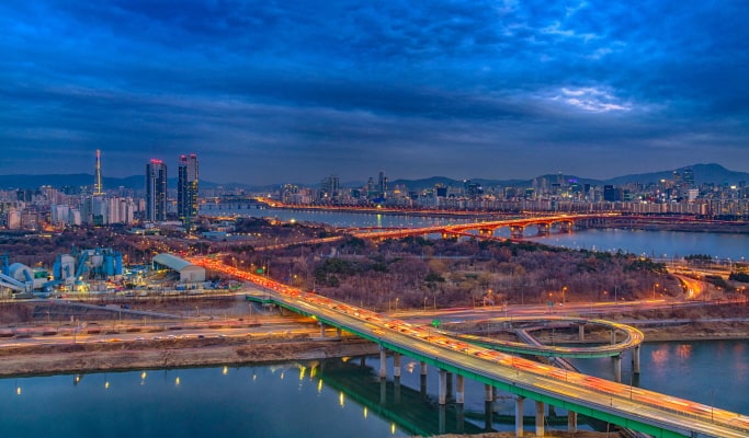 Seoul Night View Small Group Half Day Tour with Gwangjang Market Visit