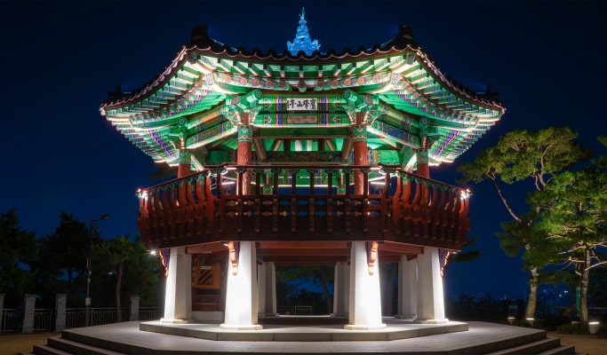 Seoul Night View Small Group Half Day Tour with Gwangjang Market Visit