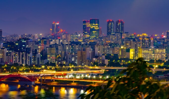 Seoul Night View Small Group Half Day Tour with Gwangjang Market Visit